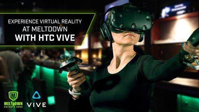 HTC VIVE 与欧洲电竞酒吧 MELTDOWN 合作