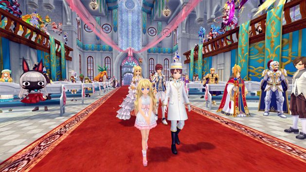 台服幻想神域结婚系统正式登场 在教堂交换信物 海豚网游加速器