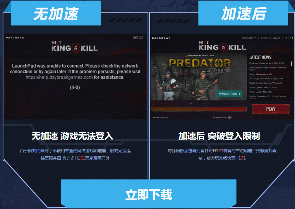 H1Z1加速器
