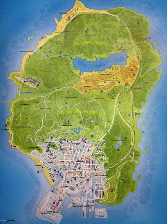 gta5地图