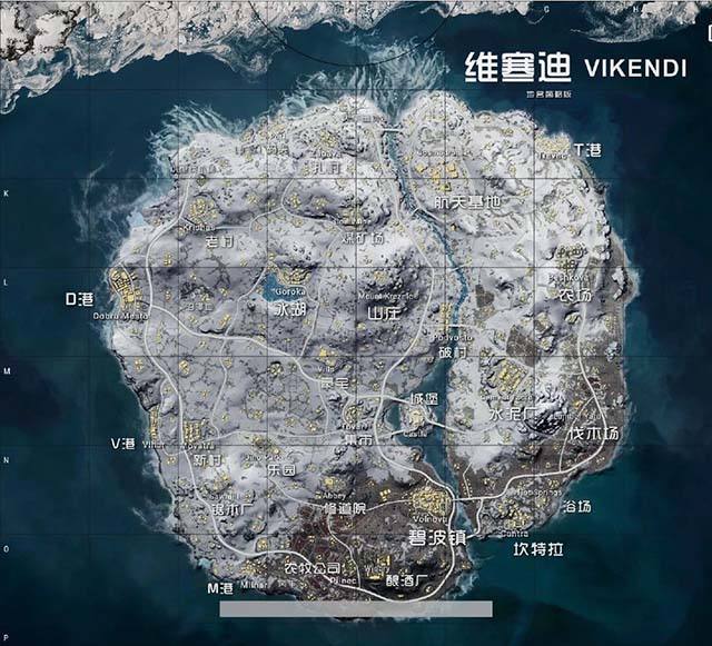 绝地求生雪地地图