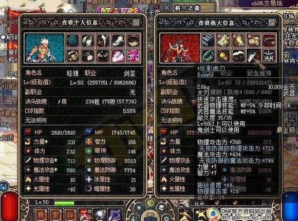 DNF老玩家评60级经典装备