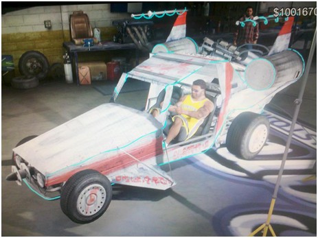 GTA5外星之物任务奖励——火星车