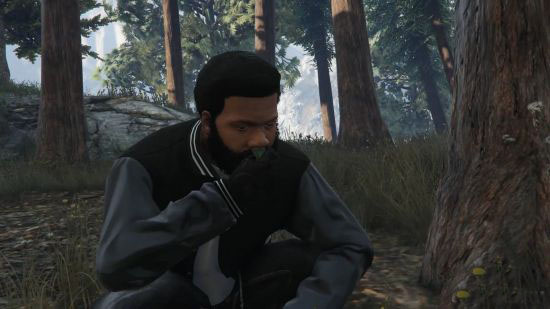 GTA5富兰克林变身大脚怪