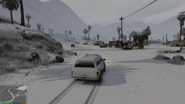 GTA5雪景MOD