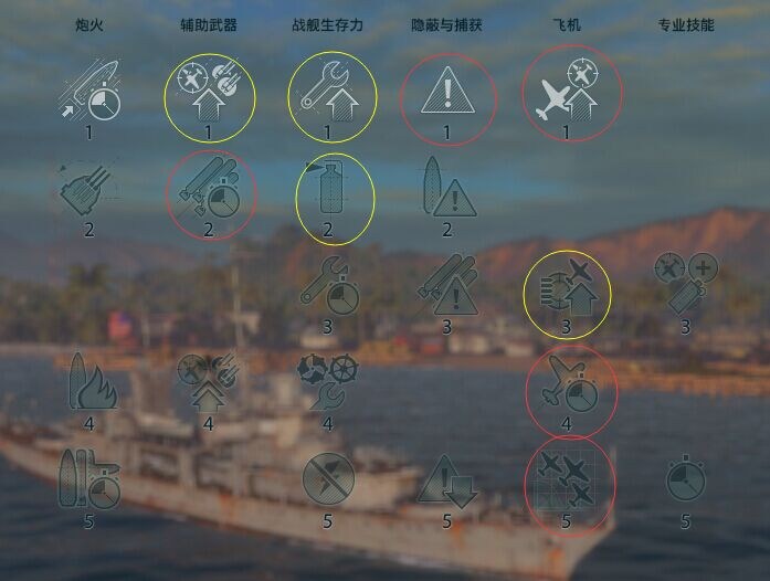 战舰世界公测航母指挥官技能加点推荐
